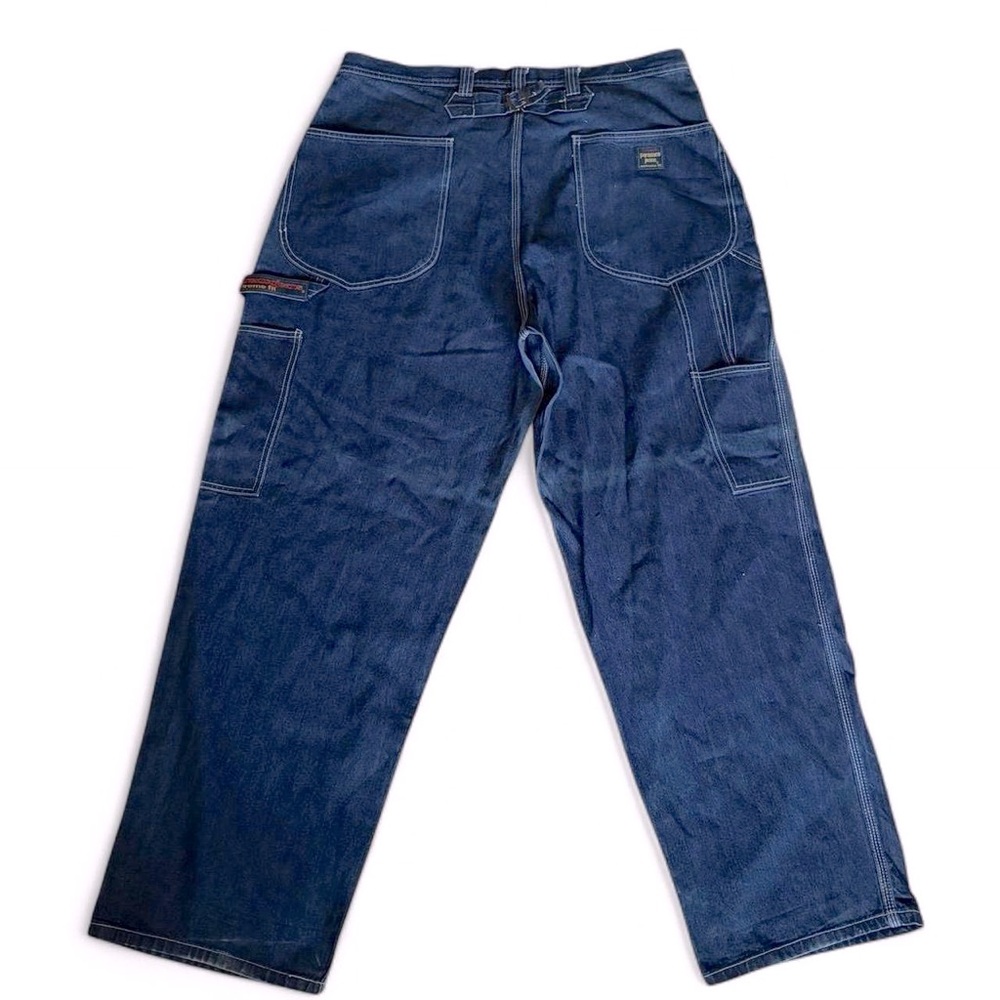 Vintage Mens Parasuco Extreme Fit Buckle Back Carpenter Jeans